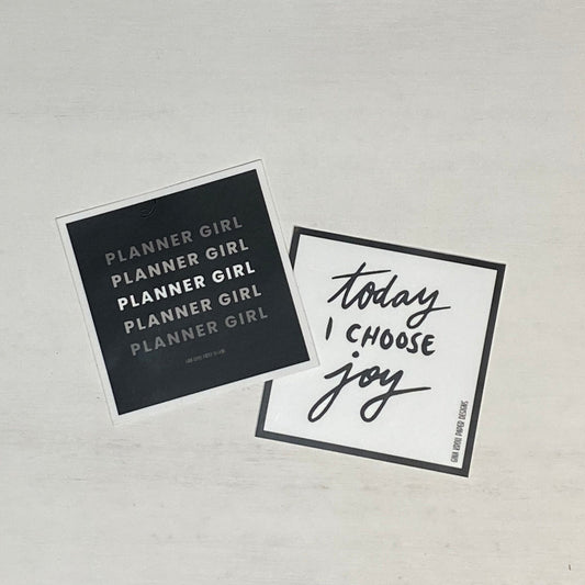 0-NEW! Planner Girl Vinyl Sticker