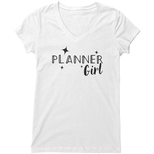 Planner Girl V-Neck Tee